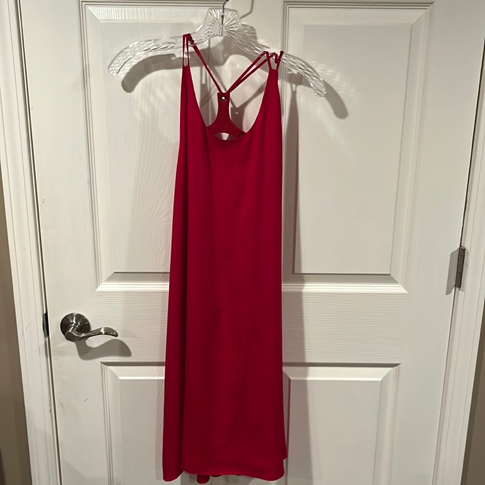 Alice and Olivia red dress